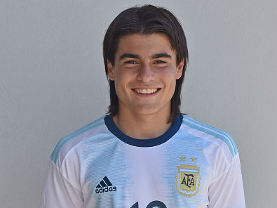 במדי ארגנטינה עד גיל 15 (getty)