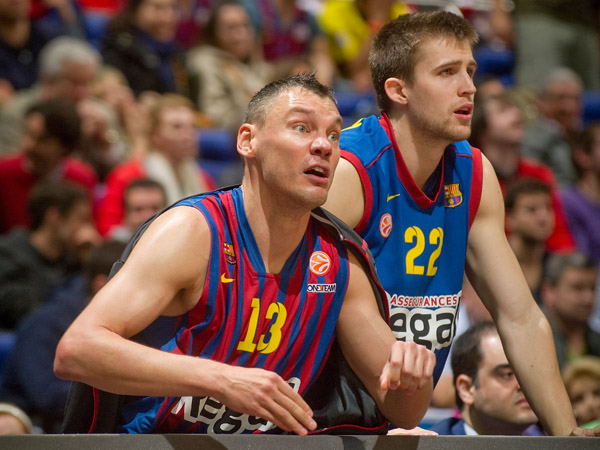 שאראס בימיו בברצלונה. יחזור לספסל כמאמן? (Euroleague)