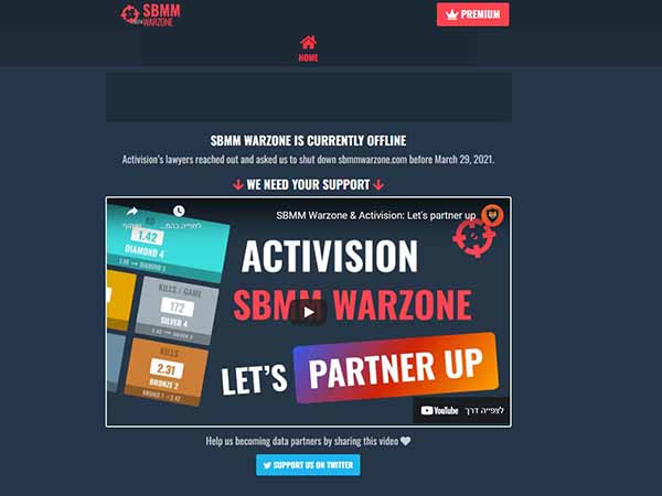 האתר SBMM Warzone סגר את שעריו