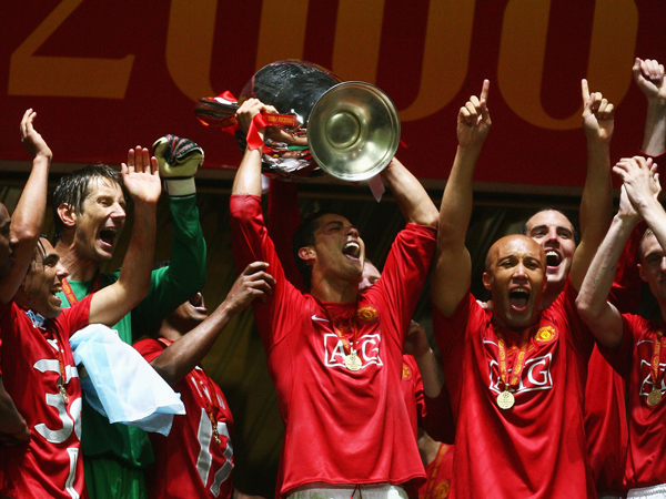 רונאלדו. יניף שוב את ליגת האלופות ביונייטד? (Getty)