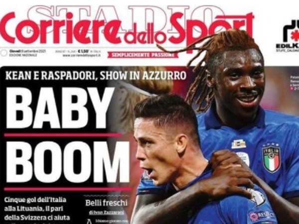 שער עיתון ה"קוריירה דלו ספורט"