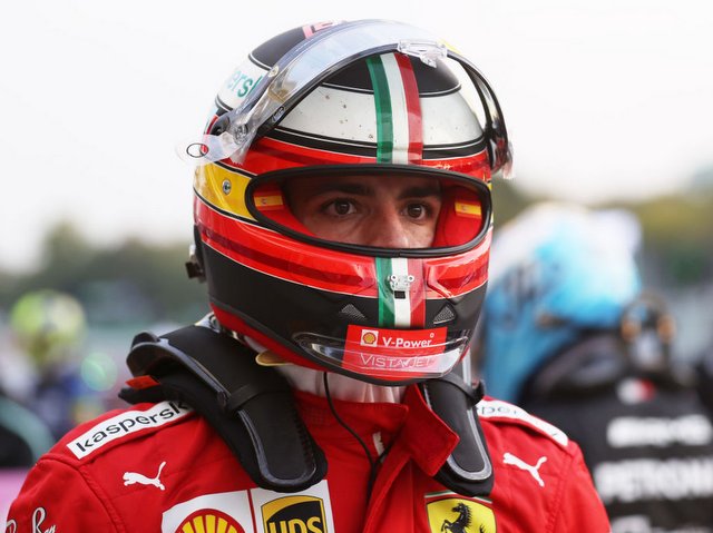 קארלוס סאיינז, פרארי (צילום: Getty)