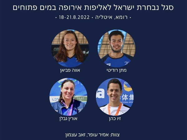 סגל הנבחרת לאליפות אירופה במים פתוחים (איגוד השחייה)