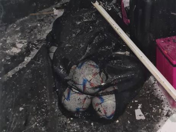 המשטרה חוקרת את האירוע (צילום: הפועל ת"א)