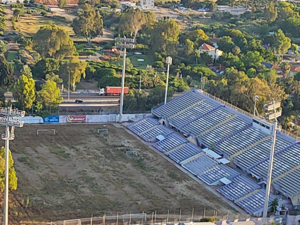 תמונה מלמעלה של האצטדיון היום