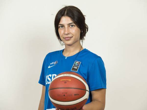 במדי הנבחרת, איתה כבר המריאה לא פעם לאירופה (באדיבות עודד קרני, איגוד הכדורסל)