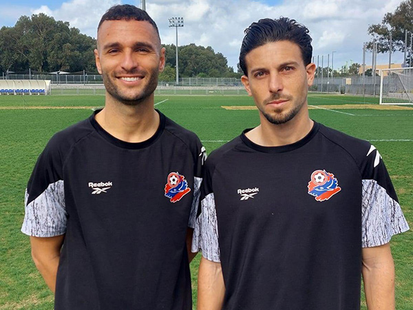 פדידה ורוטמן כבר כאן (באדיבות הפועל חיפה)