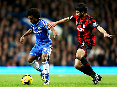 צ'לסי שוב פישלה בליגה (GETTYIMAGES)