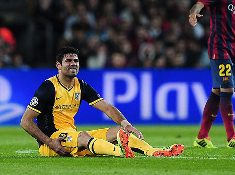 דייגו קוסטה, ייעדר גם מהגומלין? (gettyimages)