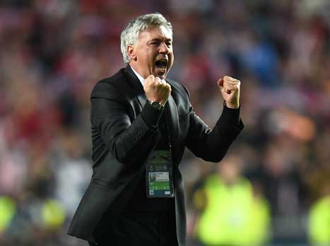 אנצ'לוטי. עשה היסטוריה פרטית (gettyimages)