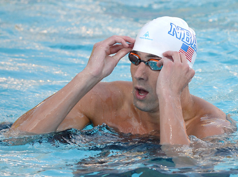 העיקר שהוא שוב במים. פלפס (gettyimages)