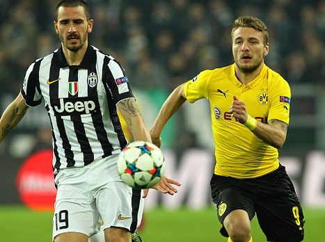 הכל פתוח לקראת הגומלין. בונוצ'י ואימובילה (gettyimages)