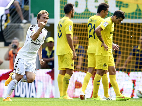 הפעם הוא לא ישחק נגד ויאריאל. מודריץ' בסיבוב הקודם (gettyimages)