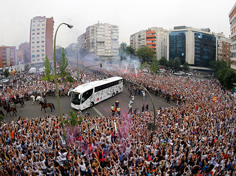 ככה התחיל הערב במדריד (GETTYIMAGES)