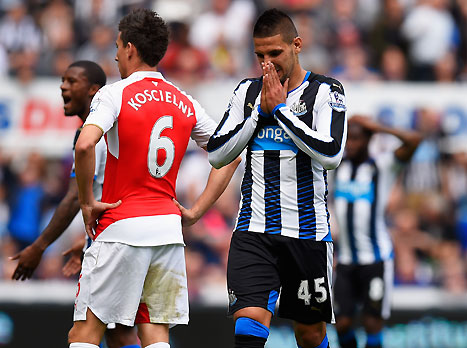 לא האמין למראה עיניו. מיטרוביץ' (GETTYIMAGES)