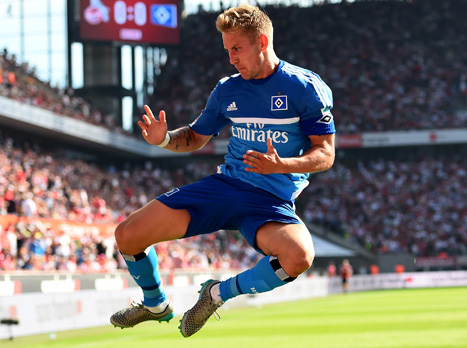 לואיס הולטבי מהמבורג חגג מוקדם מדי (getty)