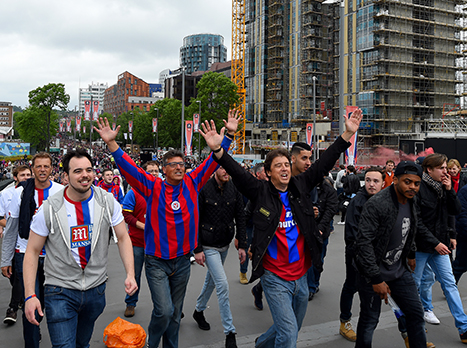 אוהדי פאלאס בטירוף (gettyimages)