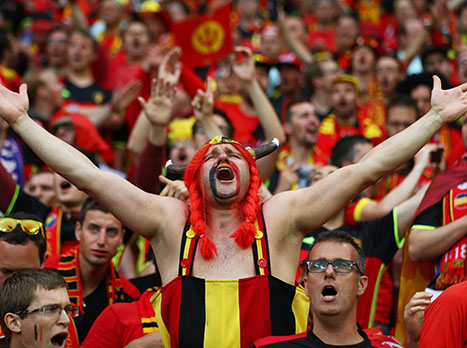 אווירה ביתית מחכה לבלגיה בליל (getty)