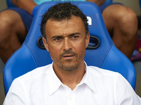 לואיס אנריקה. בונה עומק (getty)