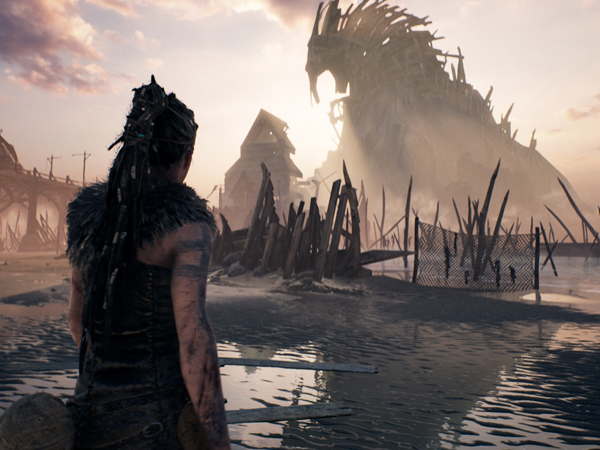 עולם סוריאליסטי ומלחיץ. מתוך Hellblade: Senua's.