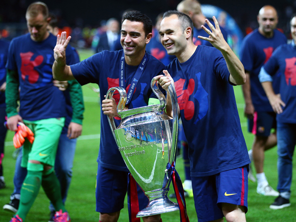 "צ'אבי ואינייסטה תוו את הדרך קדימה" (GETTY)