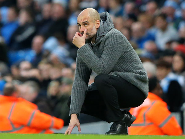 גווארדיולה. עדיין מחפש את תכנית המגירה שתהפוך את קבוצתו למכונה משומנת (Getty Images)