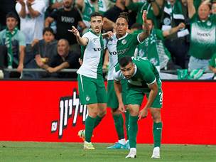 וגם כשחיפה חגגה בצד השני, השער נפסל (צילום: אלן שיבר)