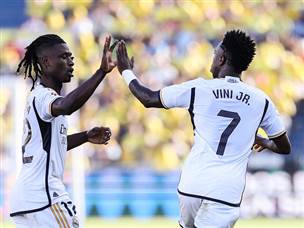 ויניסיוס החזיר את הבלאנקוס למשחק (GETTY)