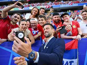 נובאק דג`וקוביץ` הגיע לעודד (GETTY)