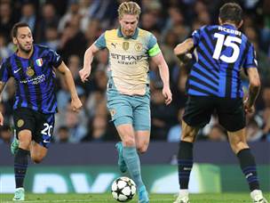 דה בריינה. נפצע לפני ארסנל (Getty)