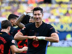 לבנדובסקי כבש ראשון (GETTY)