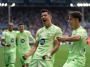 אך לבנדובסקי כבש שלושער עוד לפני ההפסקה (Getty)