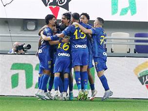 והצהובים שומרים על רשת נקייה (צילום: אלן שיבר)