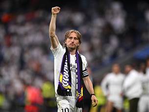 ומודריץ` נפרד מהקהל הביתי לפני גביע העולם למועדונים (Getty)