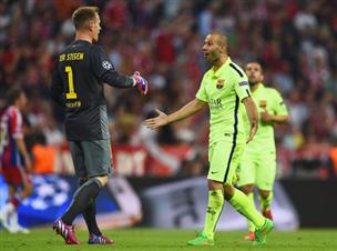 טר שטגן תיסכל את ההתקפה הבווארית (gettyimages)