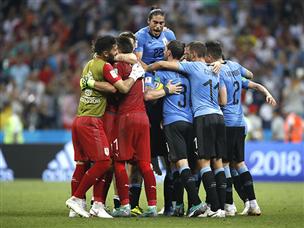 עלייה שביעית לרבע הגמר של אורוגוואי (Getty)