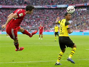 את זה הוא דווקא לא הבקיע. לבנדובסקי (Gettyimages)