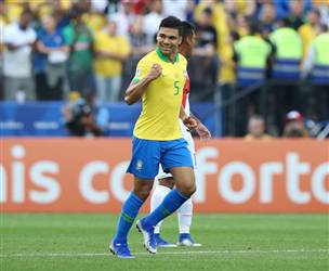 קאסמירו. פרץ את הסכר הפרואני (Getty Images)