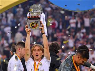 מודריץ'. עוד תואר במדריד (Getty)