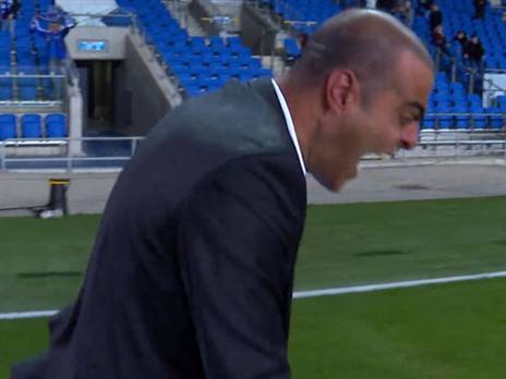 לא מבין אותו? לוזון בחגיגות אחרי שהדיח את בית"ר י-ם בגביע