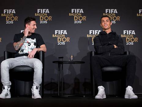 יכולים רק לחלום. מסי ורונאלדו (GETTYIMAGES)