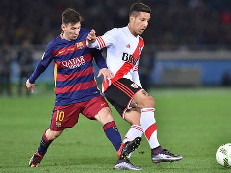 מסי מול ריבר פלייט, היה יכול לשחק שם (getty)