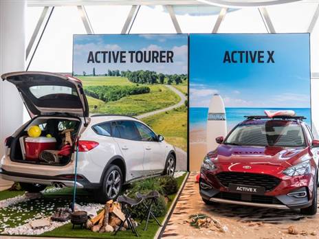 פורד פוקוס באולם התצוגה בתל אביב (צילום: גדי סיירה)