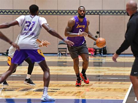 לברון. משימת אילוף לפניו (Getty Images)