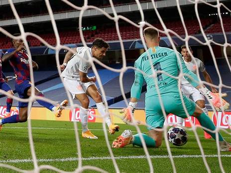 כובש דווקא מול הקבוצה ששילמה עליו 145 מיליון יורו (Getty)