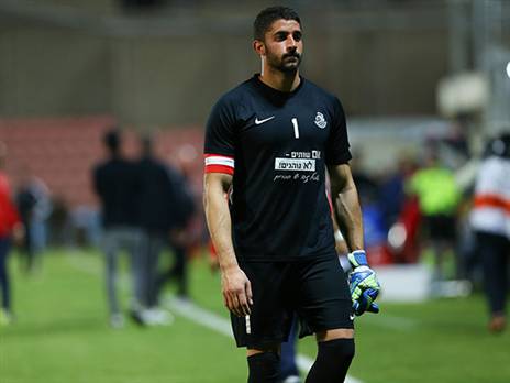 פתח בשער וישוב לסגל נגד הפועל ת"א. ג'ראפי (צילום: לירון מולדובן)