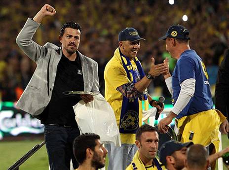 "אחת התקופות השמחות, רציתי להמשיך". גרסיה חוגג אליפות במכבי