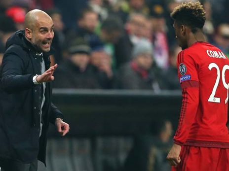 עם גוארדיולה. ביקש לצרף אותו בבאיירן (Getty)