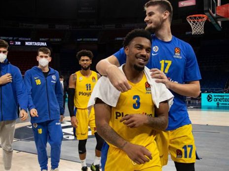 המשחק הכי טובה של מכבי העונה? (GETTY)