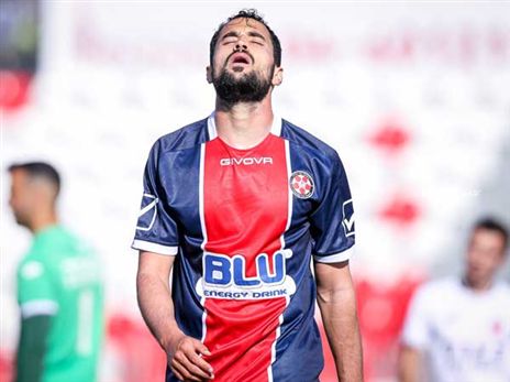 איתן וולבלום מאוכזב. היה קרוב לכבוש בפתיחה (צילום: מאור אלקסלסי)